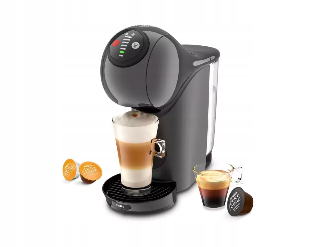 Kávovar Na Kapsuly Krups KP243B10 Genio S 1500 W Čierny Nescafe Dolce Gusto