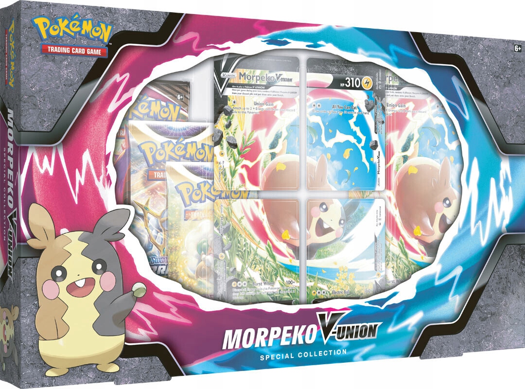 Pokemon: Morpeko V-Union Box - zestaw kolekcjon.