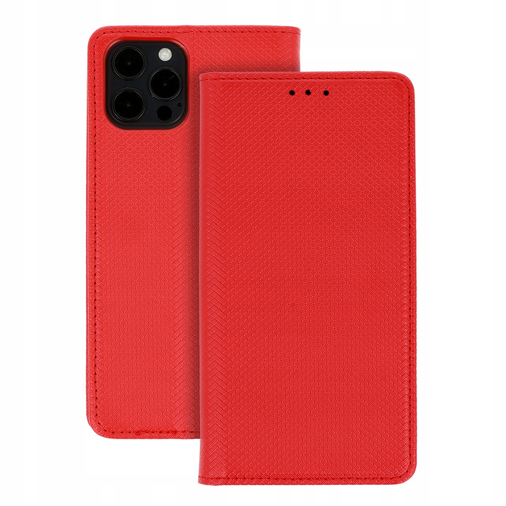 Kabura Smart Book Magnet do Samsung Galaxy A14 4G/5G Czerwona