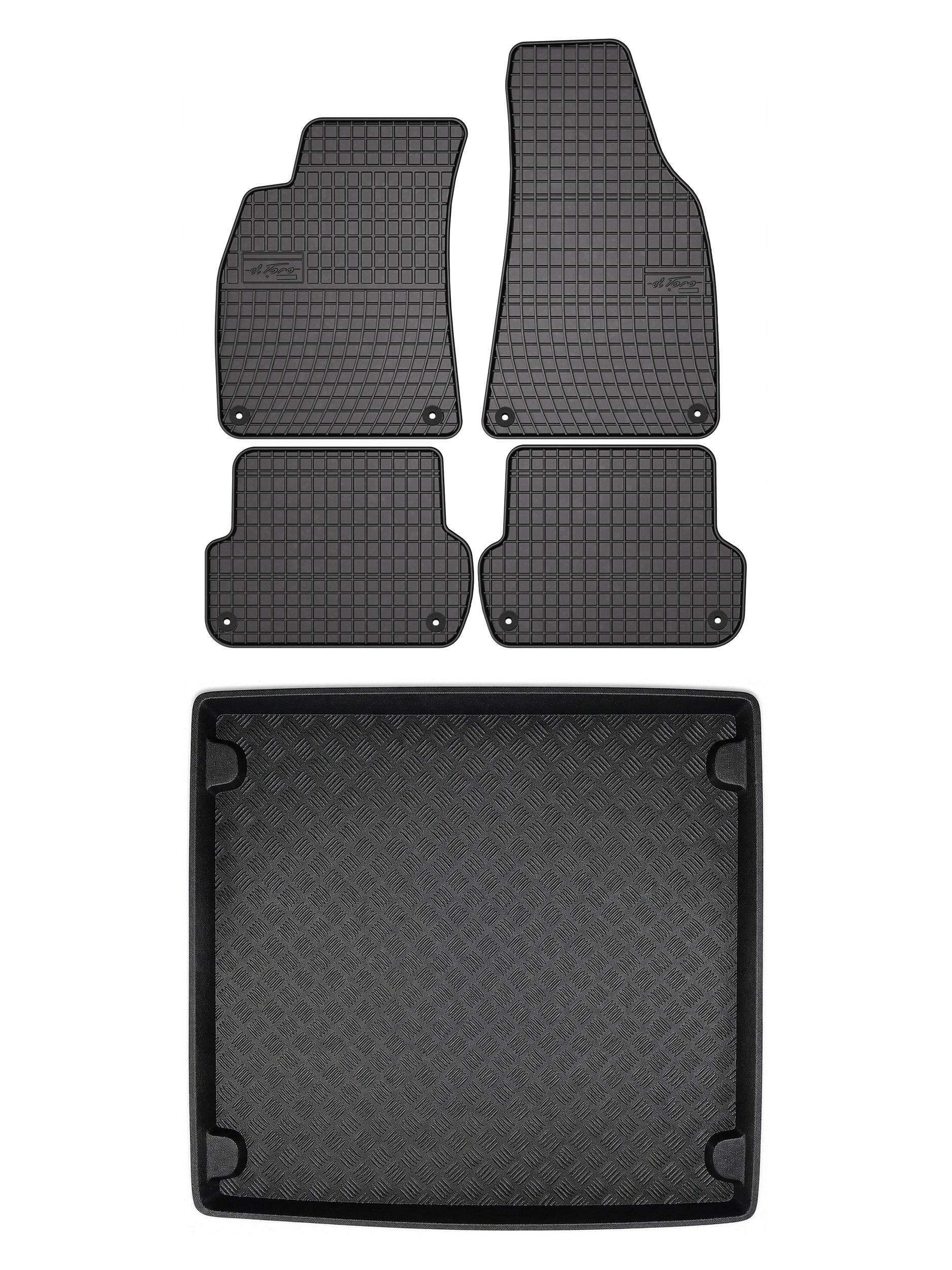Gumové rohože SolidPRO rohož batožinového priestoru pre: Seat Exeo 2008-2015 5 el.