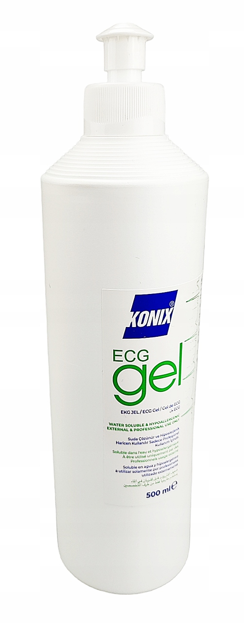 

Bezbarwny żel do Ekg hipoalergiczny 500ml 1szt