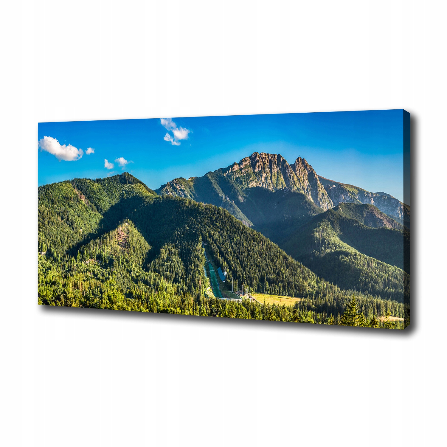 

Foto obraz na płótnie Panorama Tatr 100x50 cm