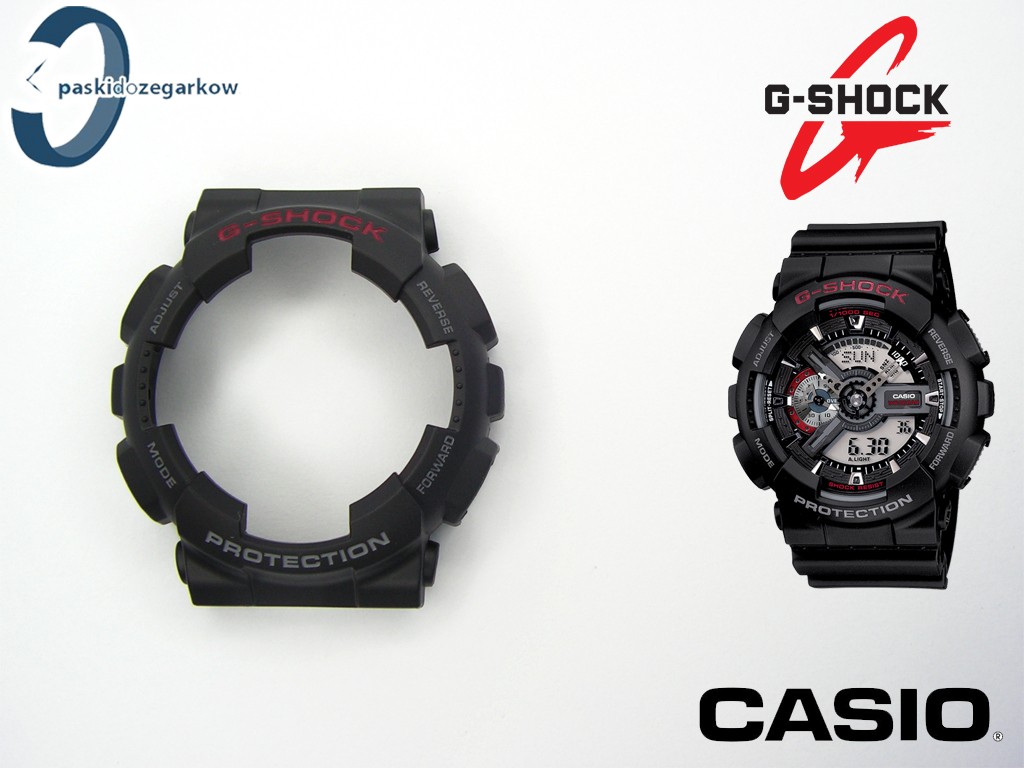 Ободок Casio GA-110-1A GA-100 GA-110 GA-120 GA-140 черный
