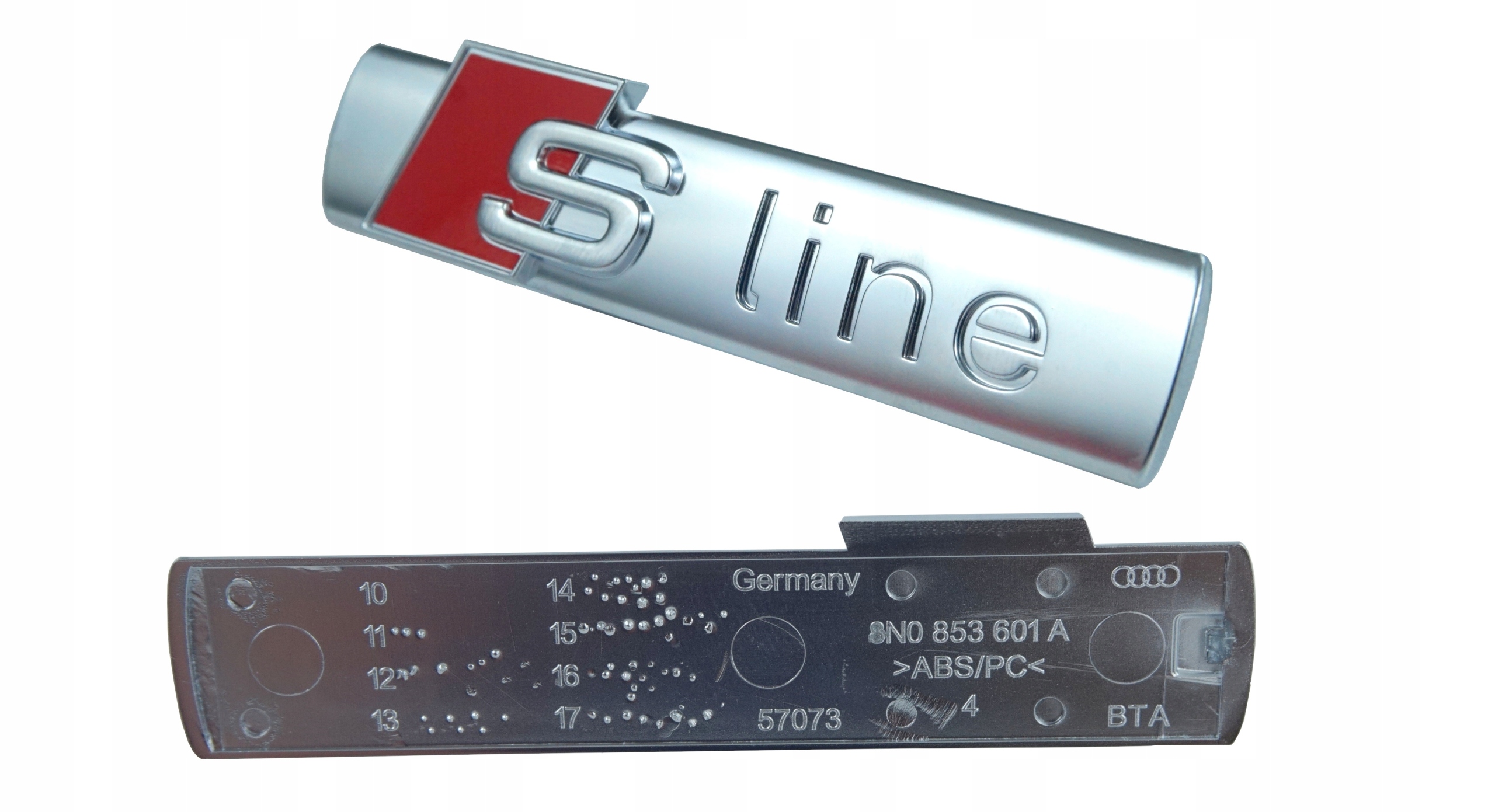 

Znaczek Emblemat Napis S-line Sline Audi Oryginał