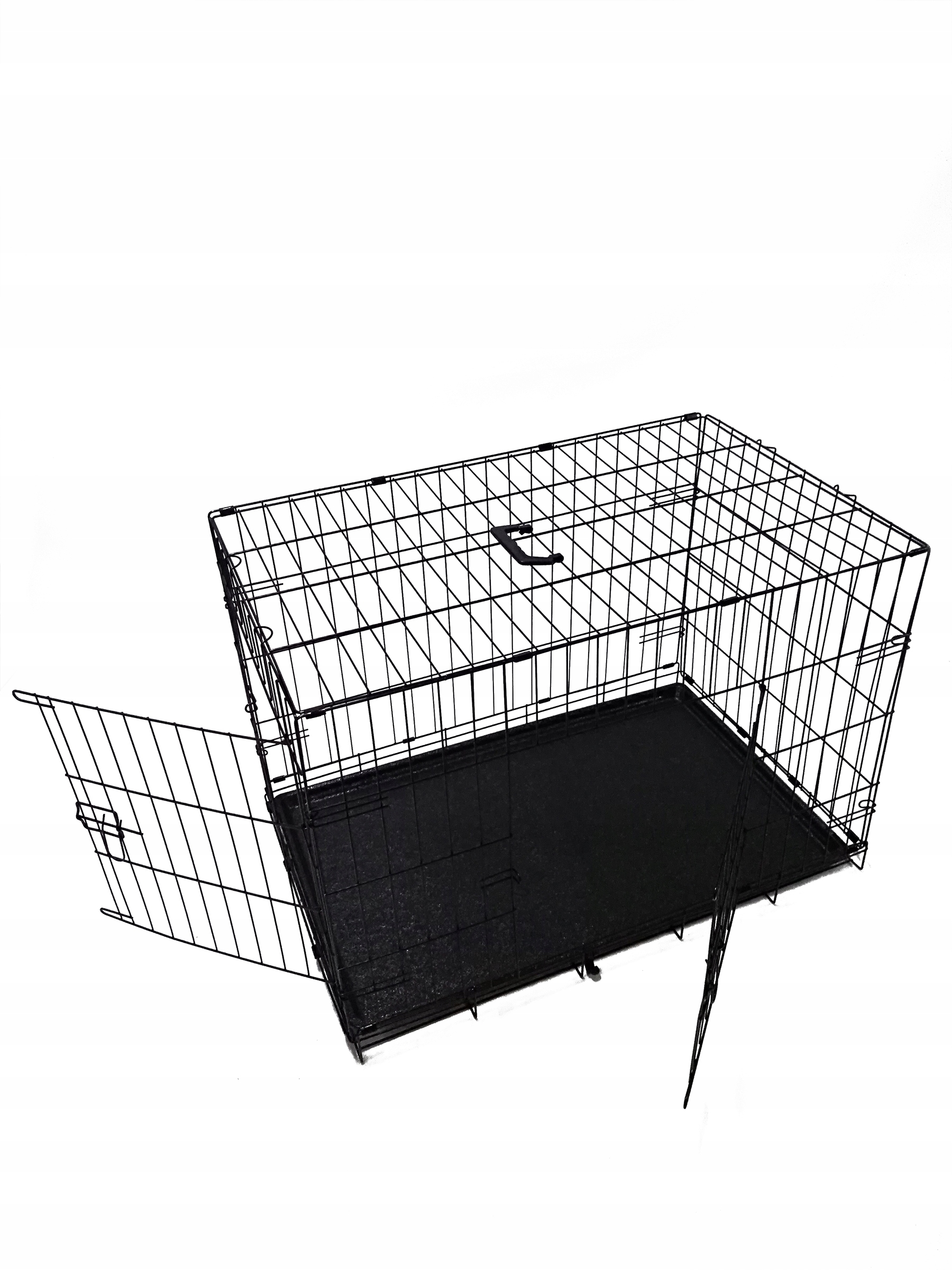 

Transporter Metalowa Klatka Kennelowa 76/47/53cm L