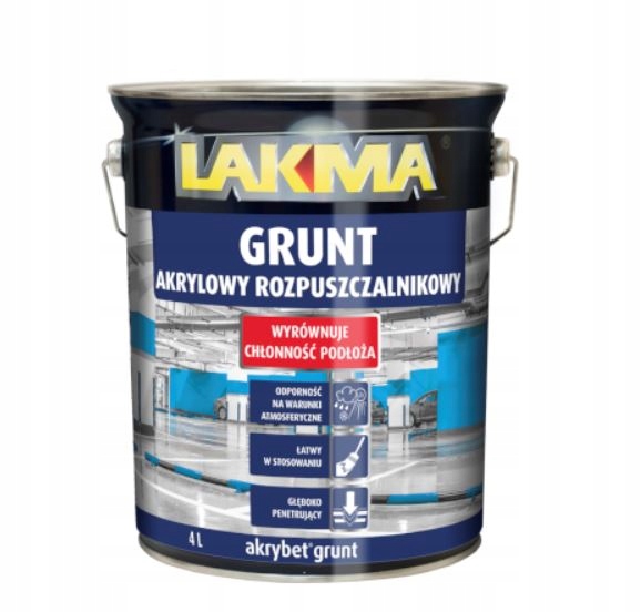 Akrybet Akrylová rozpouštědlová zemina Lakma 4 L