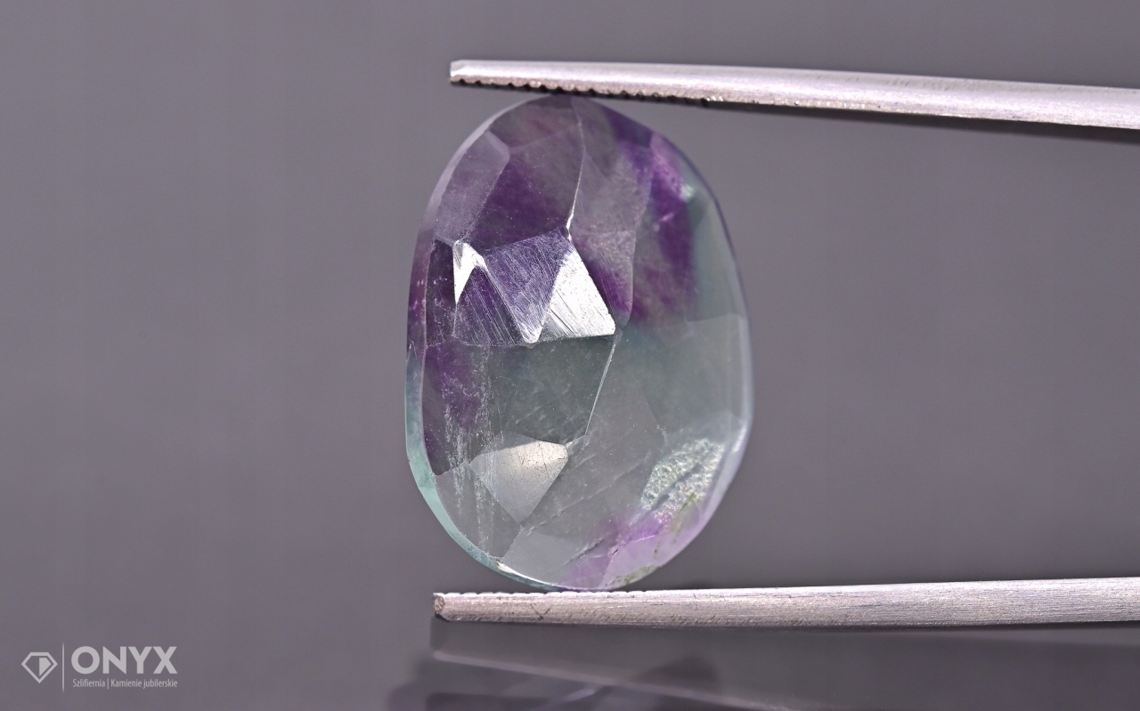 Fluorit fazetovaná nepravidelná růžice 18,5x14 mm