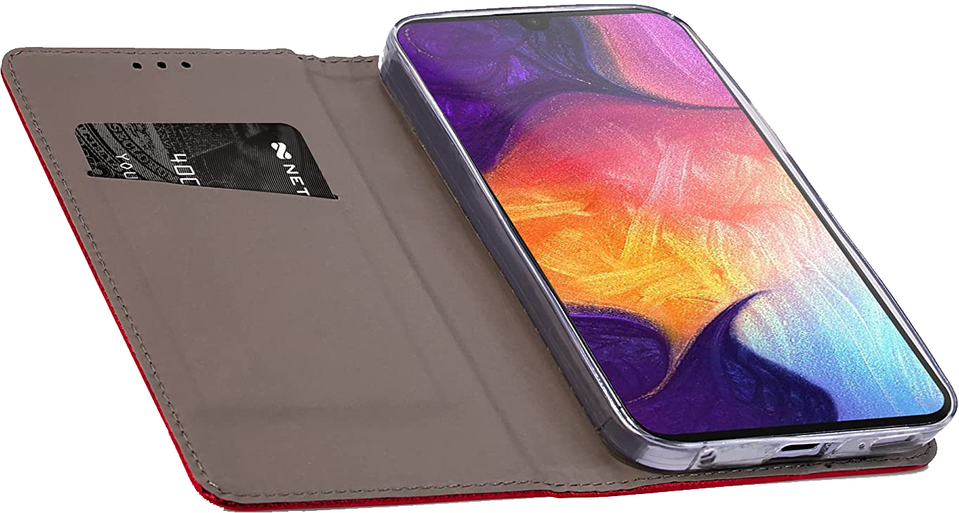 ETUI MAGNES SMART CASE + SZKŁO do SAMSUNG A50 Kod producenta CASE Z KLAPKĄ ZAMYKANE MAGNETYCZNE KABURA