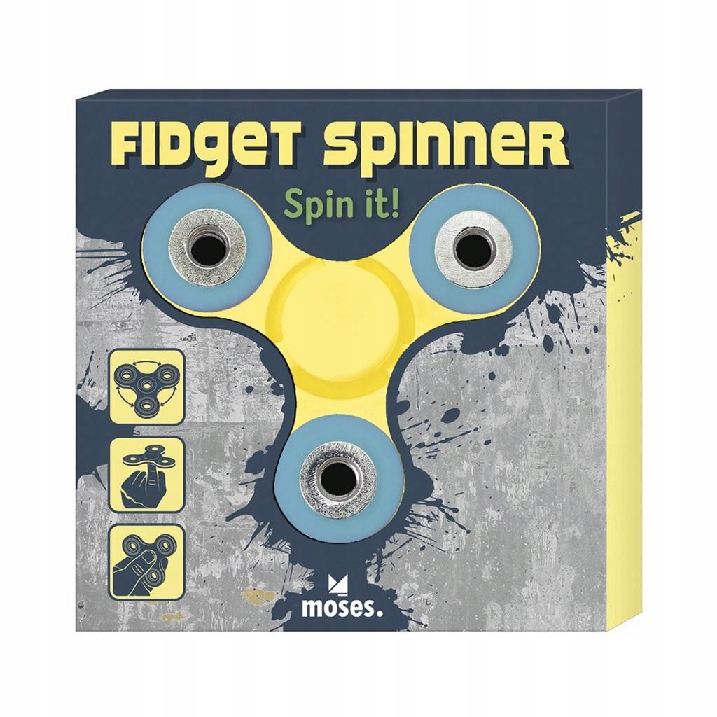 Finger Spinner žltý