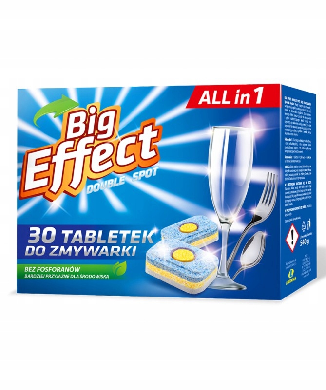 

Big Effect Tabletki to zmywarki 30 szt