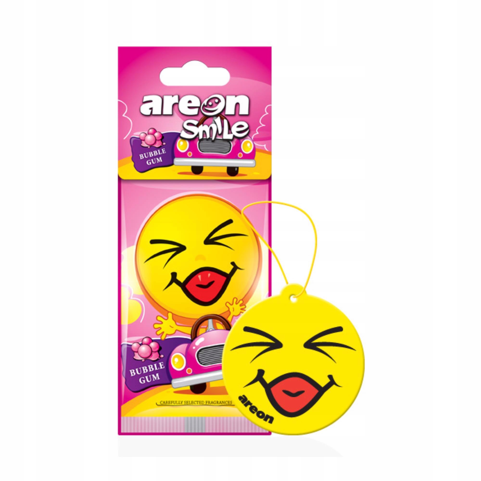 

Areon Odświeżacz Samochodowy Dry Smile Bubble Gum