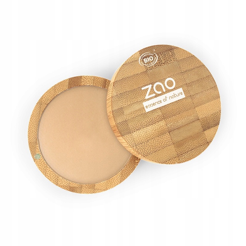 Puder mineralny, naturalny, wegański, Ecocert,, Zao Light beige 346