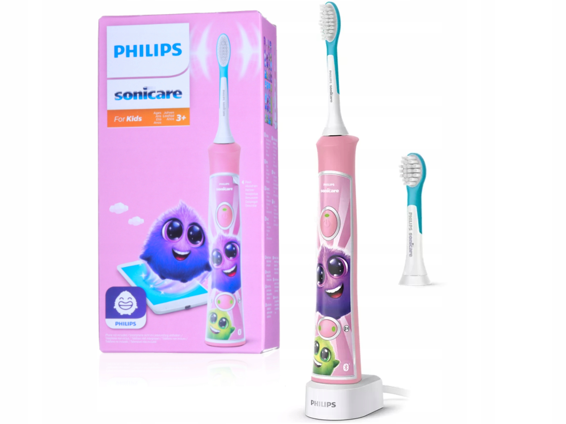 Звукова зубна щітка Philips Sonicare для дітей Домінуючий колір — рожевий