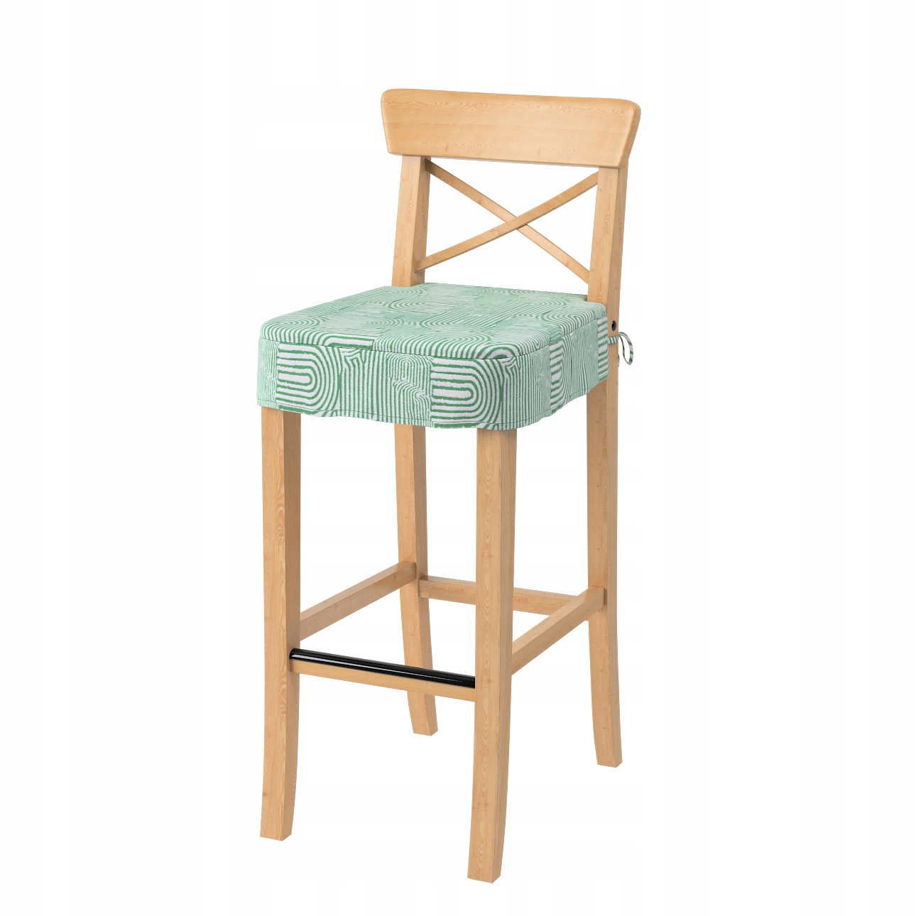 Sedák na barovou židli Ingolf Ikea zelený