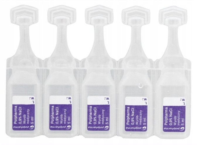 

Polpharma 0,9% Natrium Chloratum, 5 ml x 5 ampułek