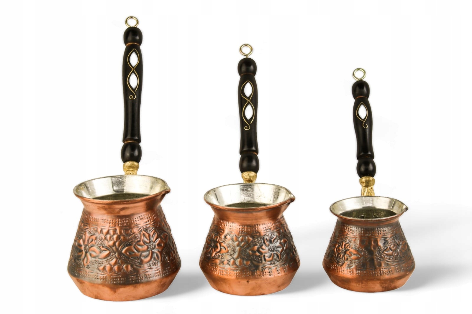 Turecki miedziany tygielek 400ml postarzany Marka bez marki