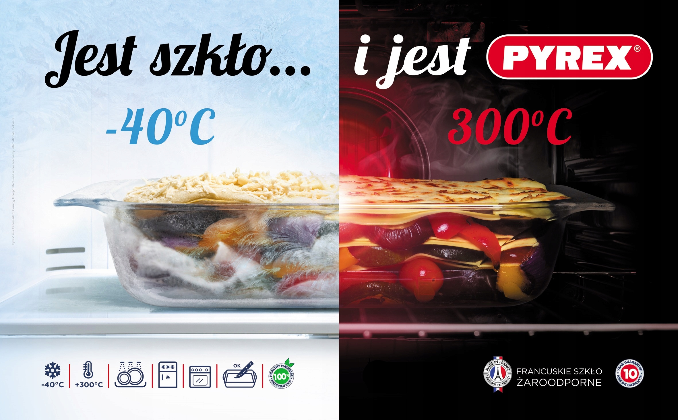 Zestaw 2 x Naczynie żaroodporne lasagne PYREX Pojemność 6.7 l