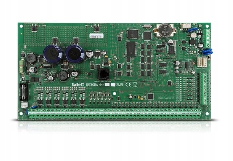 Základná doska zabezpečovacej ústredne 16-128 vstupov a výstupov Integra 128 Plus Satel