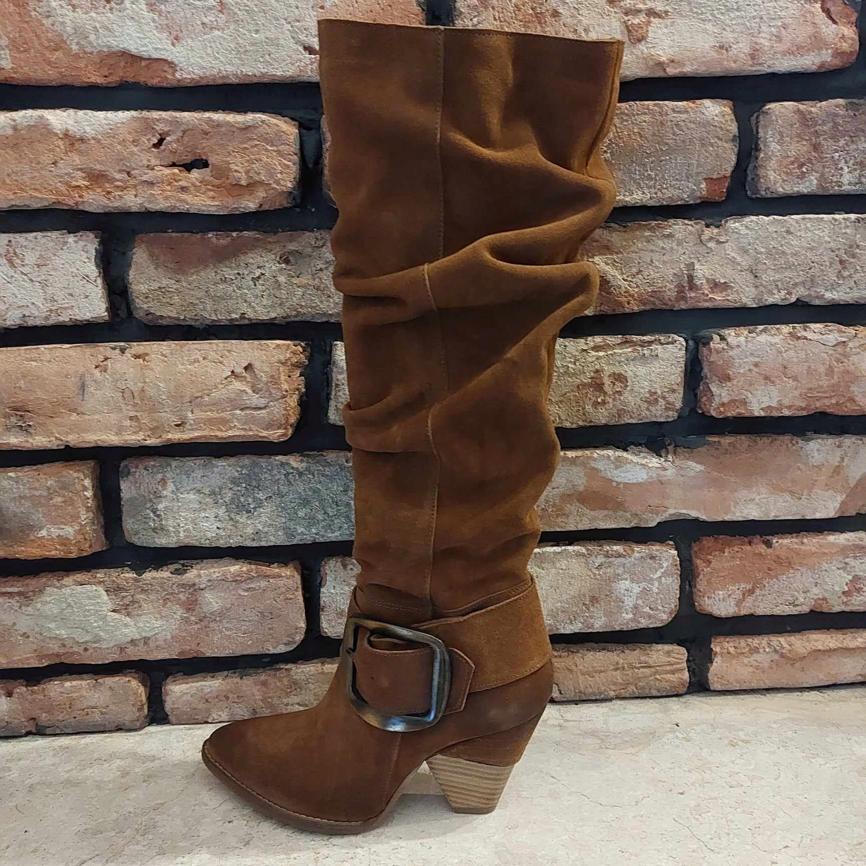 kowbojki kozaki damskie BY O LA LA skóra 36 Rozmiar 36