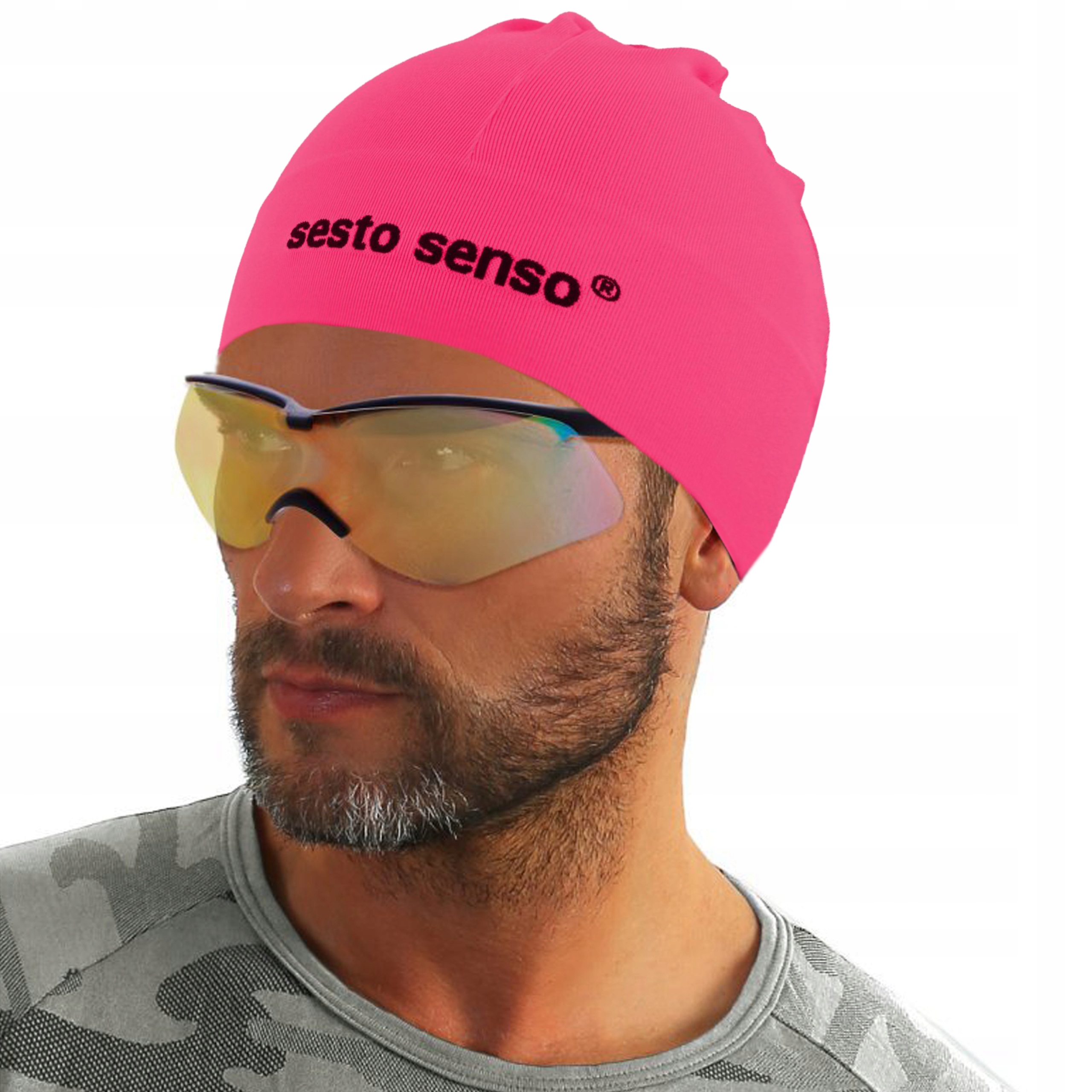 

Czapka Sesto Senso termoaktywna do biegania Pink