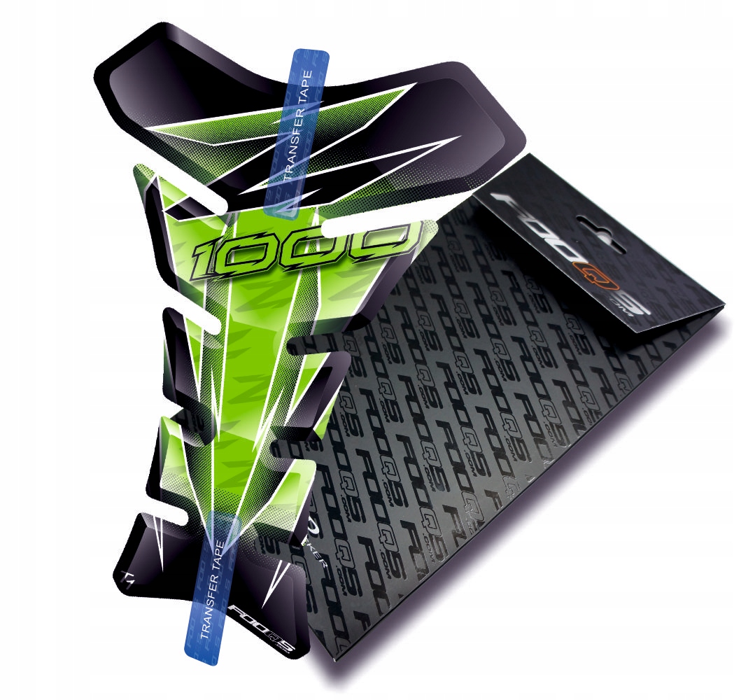 Tank-pad od firmy Fooqs pro Kawasaki Z-1000 Zelený