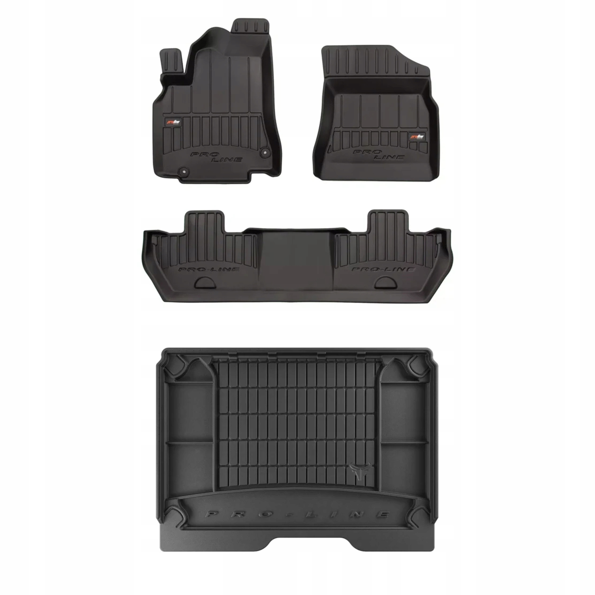 Gumová sada 3D koberčekov a rohoží Citroen Berlingo II 2008-2018 Multispace