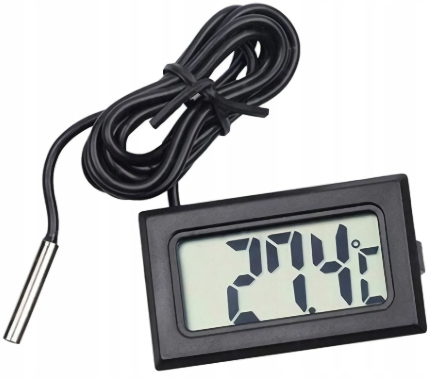 B064 TERMOMETR Z SONDĄ WYŚWIETLACZ LCD CO PIEC Kod producenta LasNaturyz-0ZS54QSS