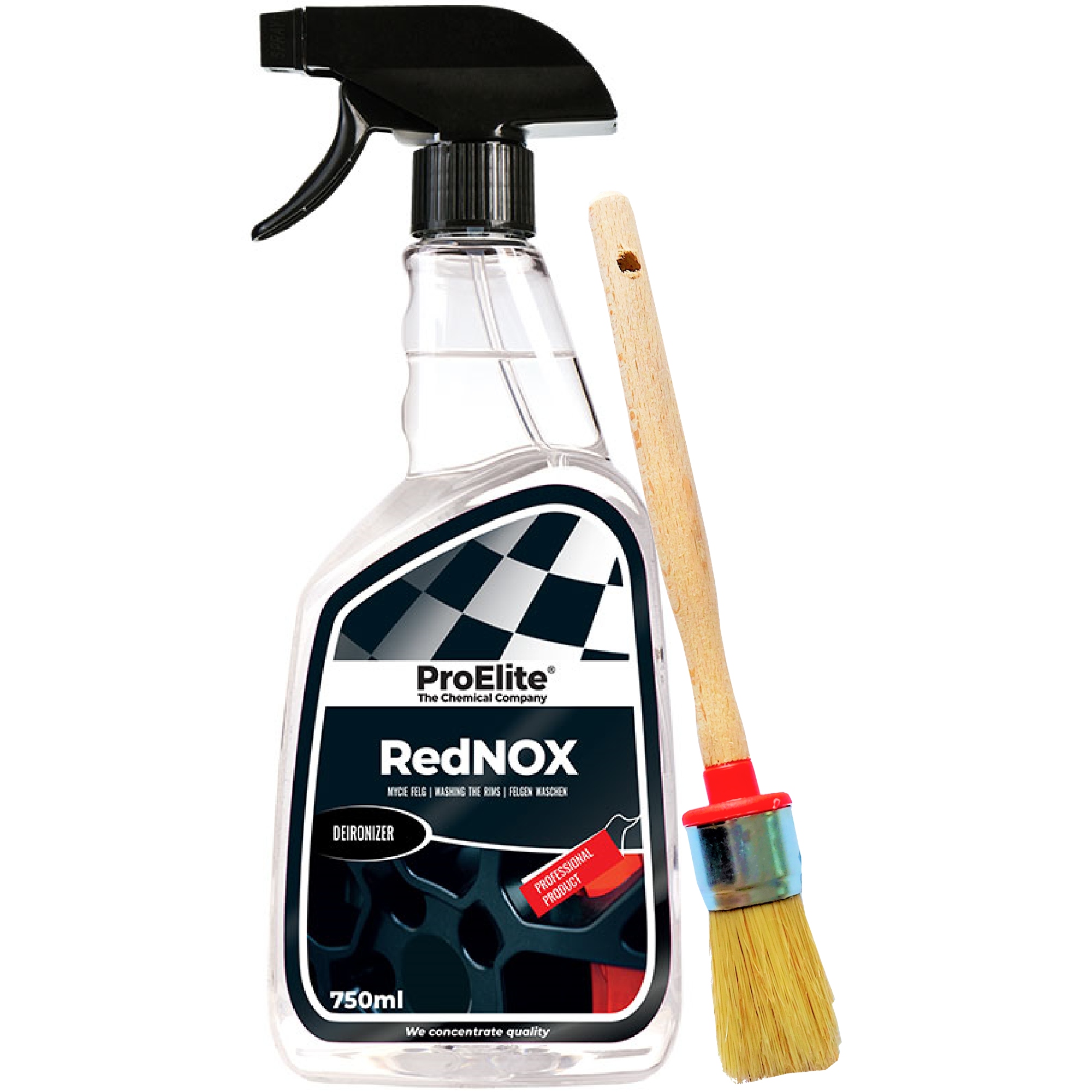 

ProElite RedNOX Deironizer Płyn Mycie Felg 750ml