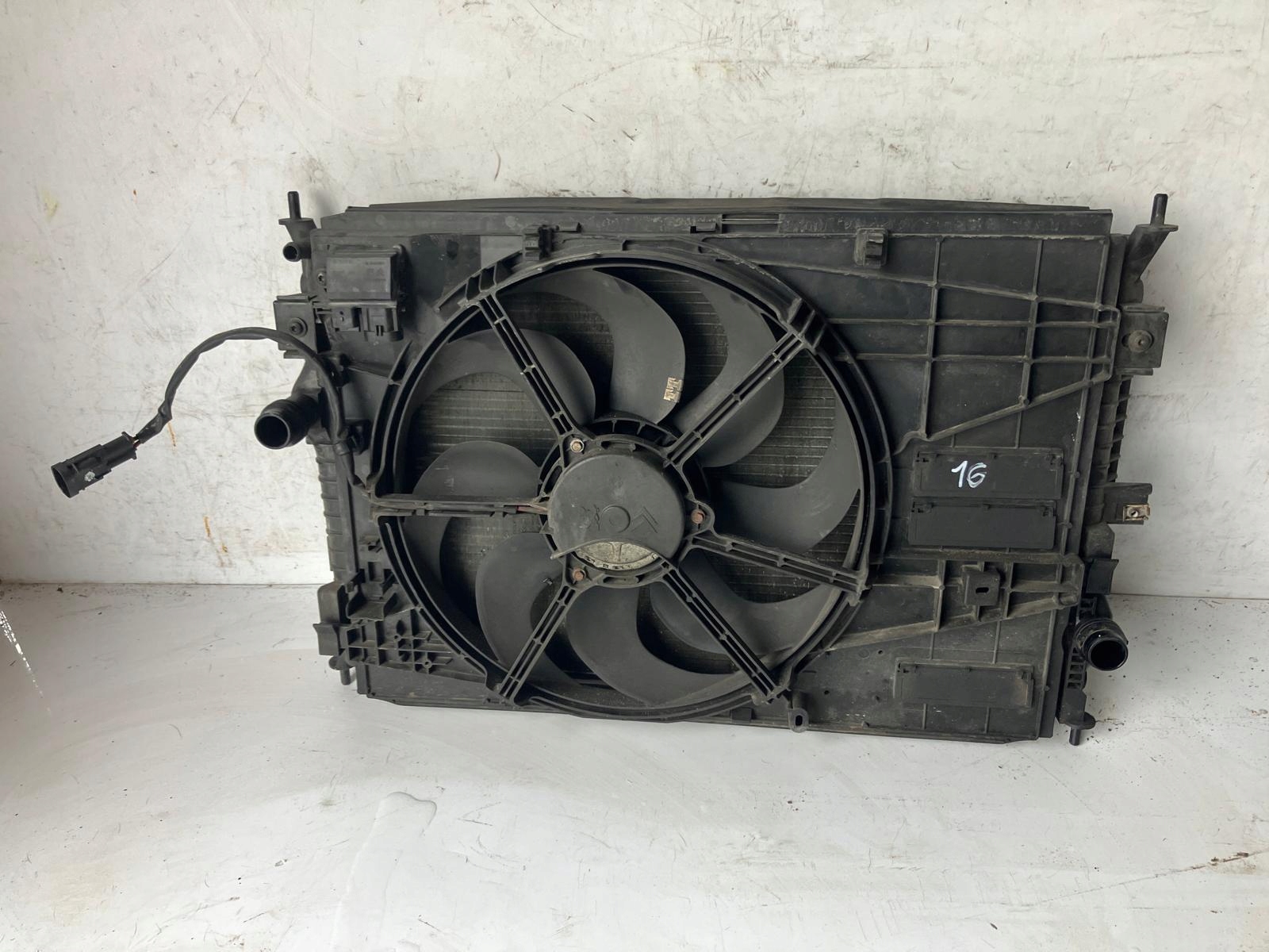 support panel for radiators PEUGEOT 308 T9 9809141780 radiator fan