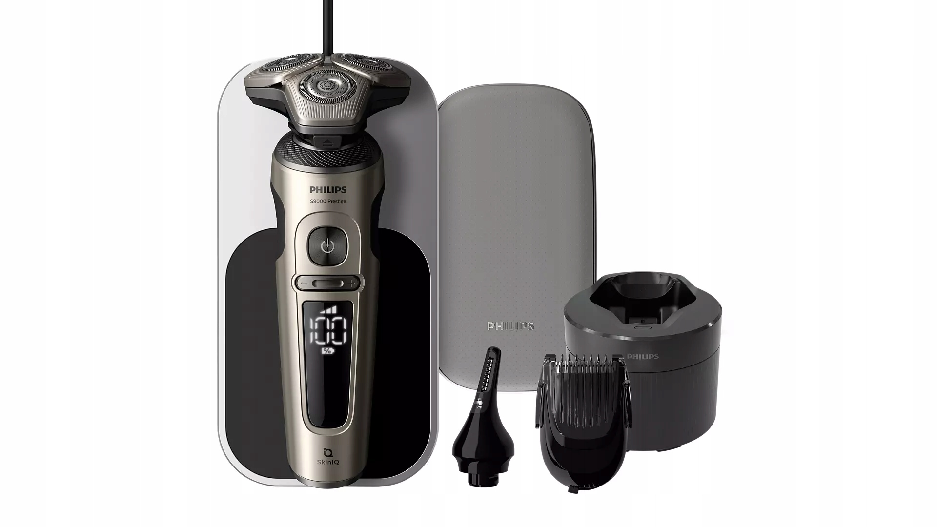 Philips Shaver S9000 Prestige holicí strojek Wet & Dry se SkinIQ SP9883/35