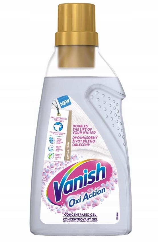 

Vanish, Żel do wybielania i usuwania plam, 750 ml