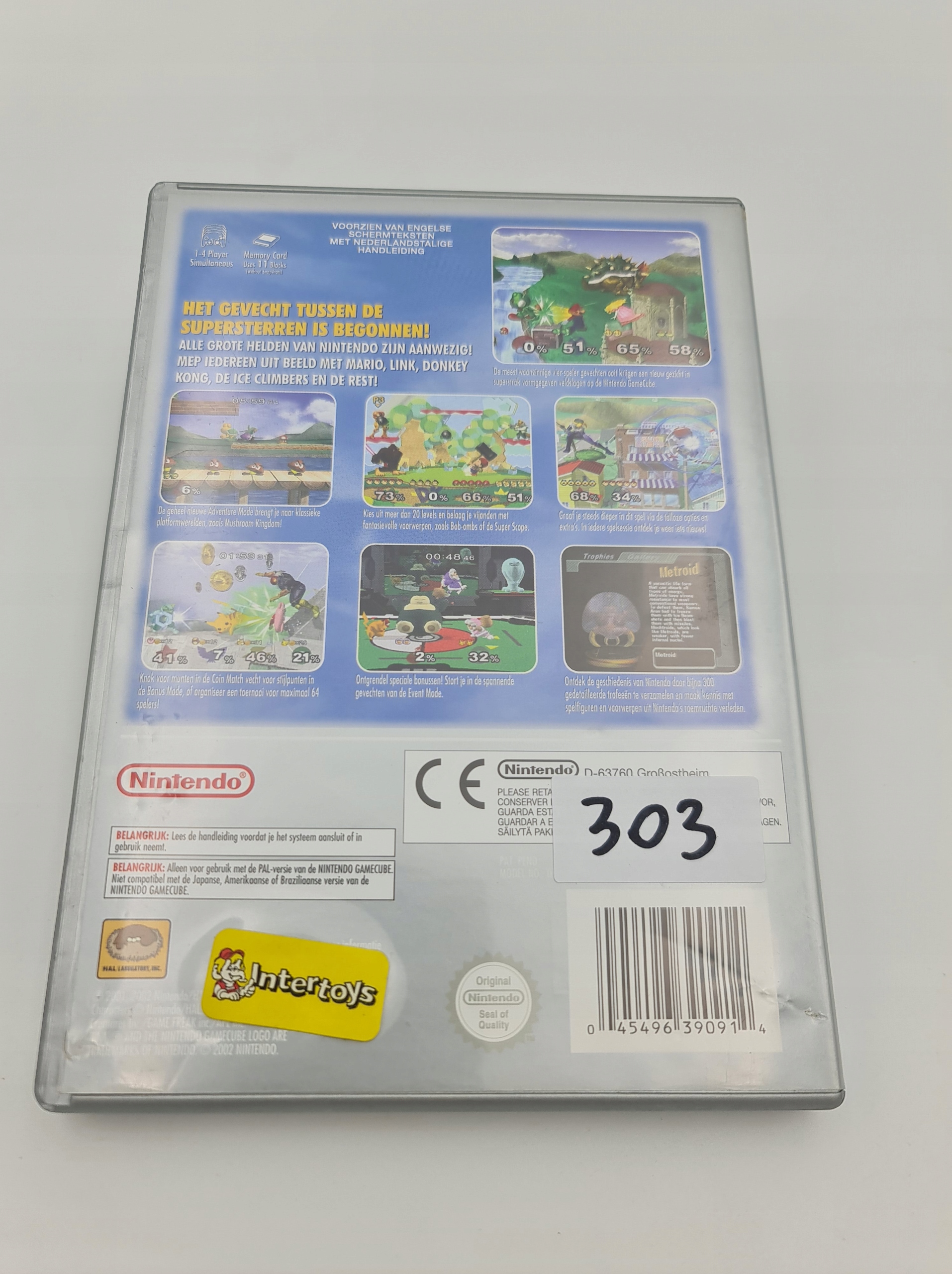 NINTENDO GAMECUBE SUPER SMASH BROS MELEE Platforma Nintendo GameCube