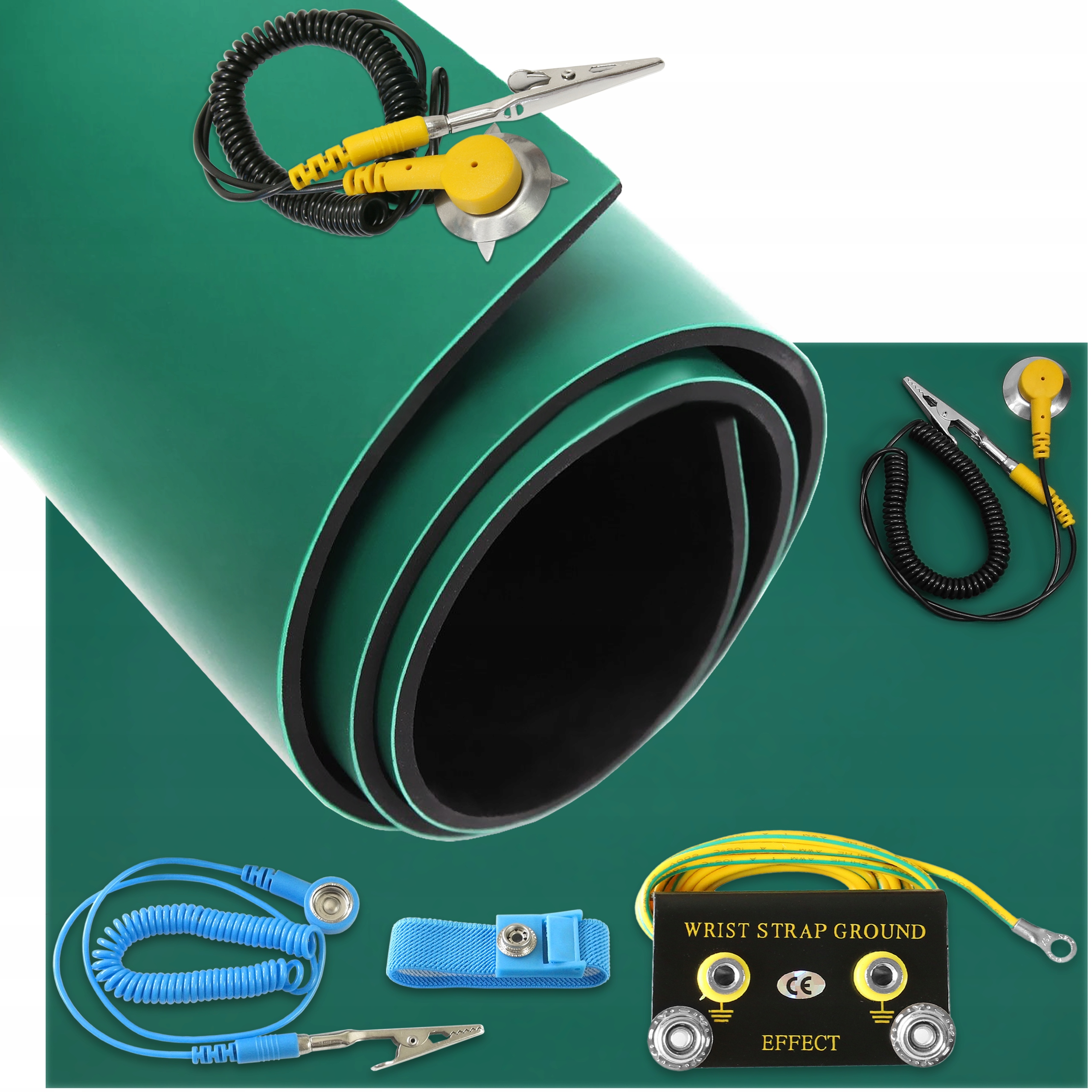 Mata stołowa Reball zielony 60 cm x 200 cm