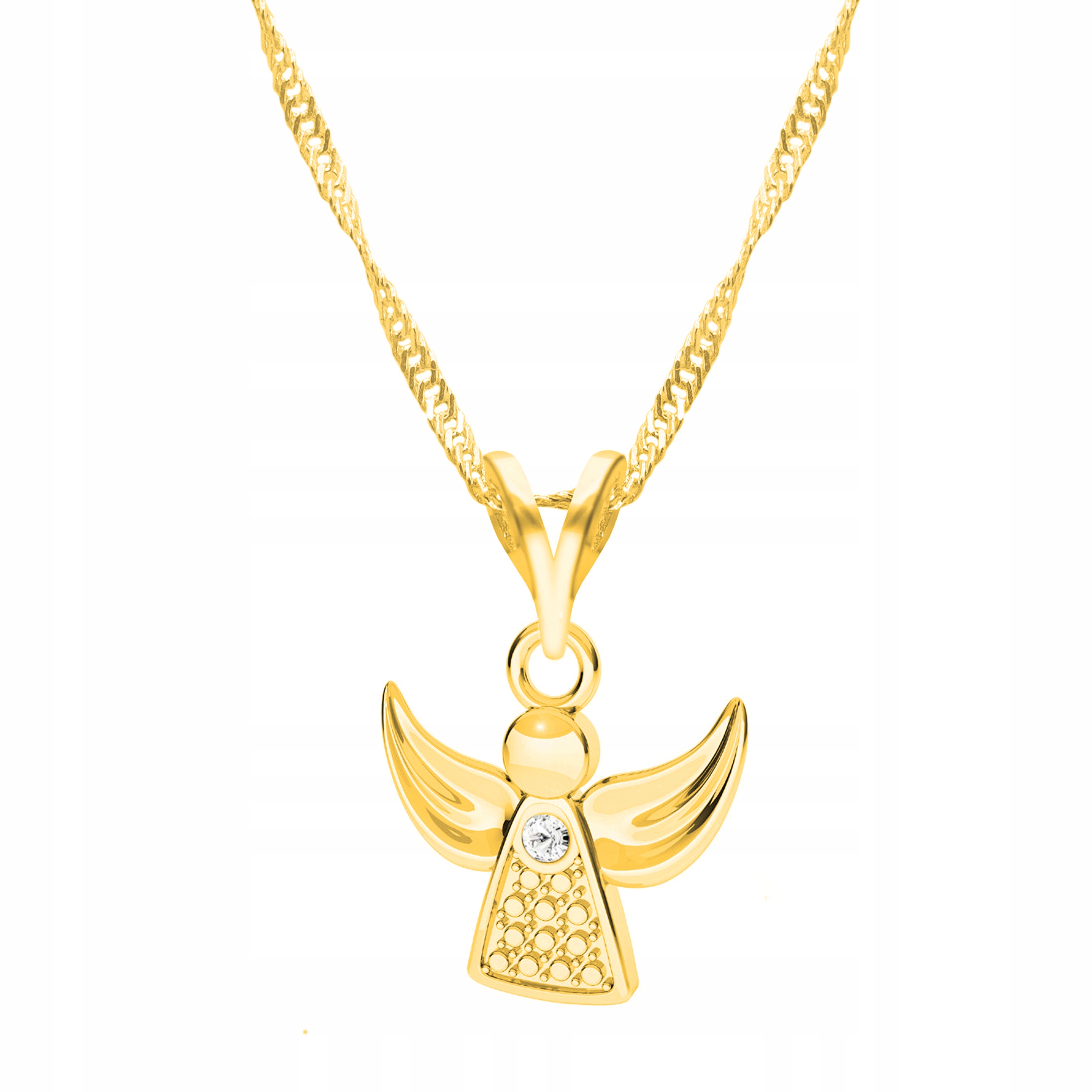 Řetízek zlatý náhrdelník 925 Andílek Anděl