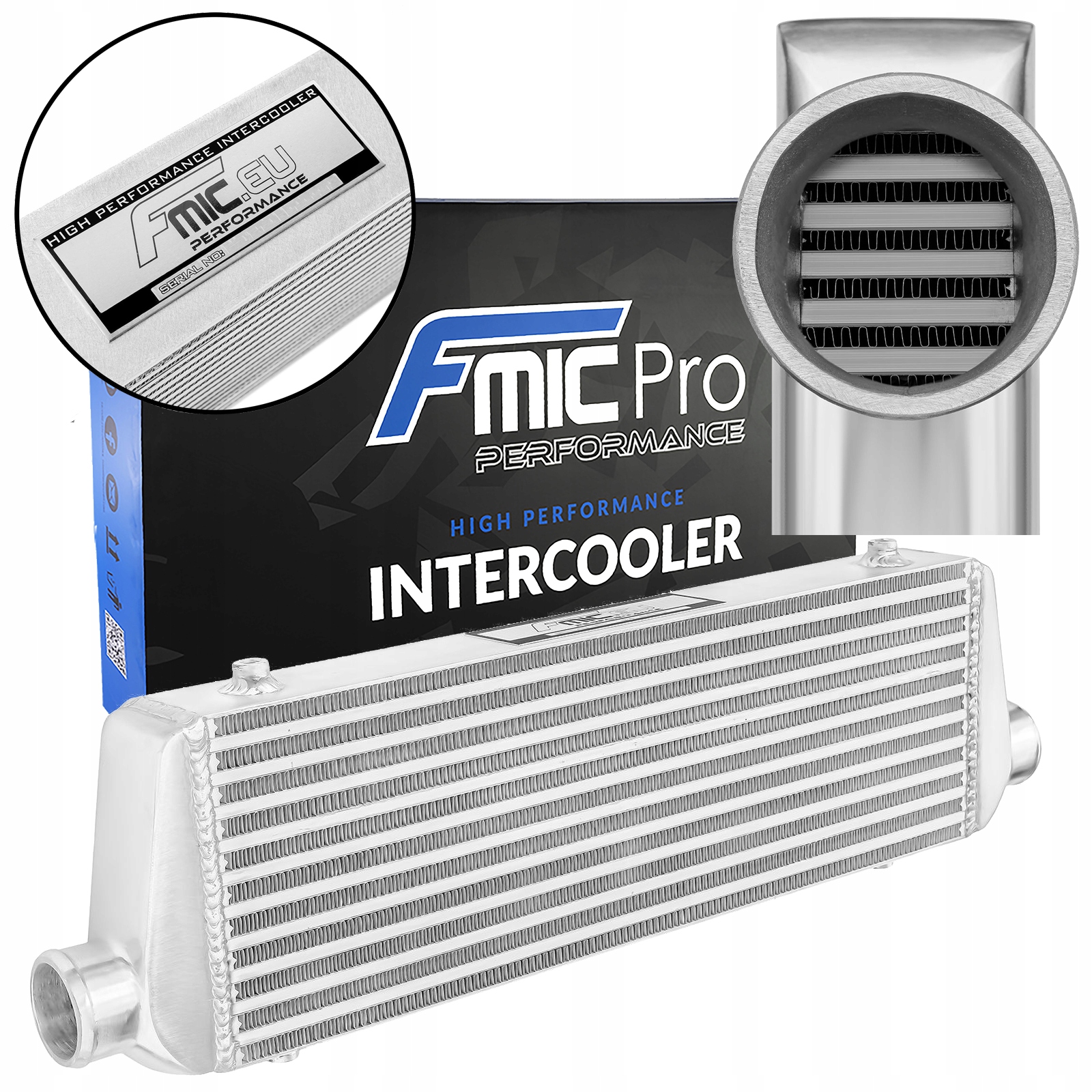 Výkonný intercooler Fmic Eu 550x180x65 mm Tuningový chladič vzduchu Turbo