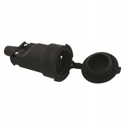 

Gniazdo gumowe przenośne z/u 10/16A 250V 2P+Z IP65