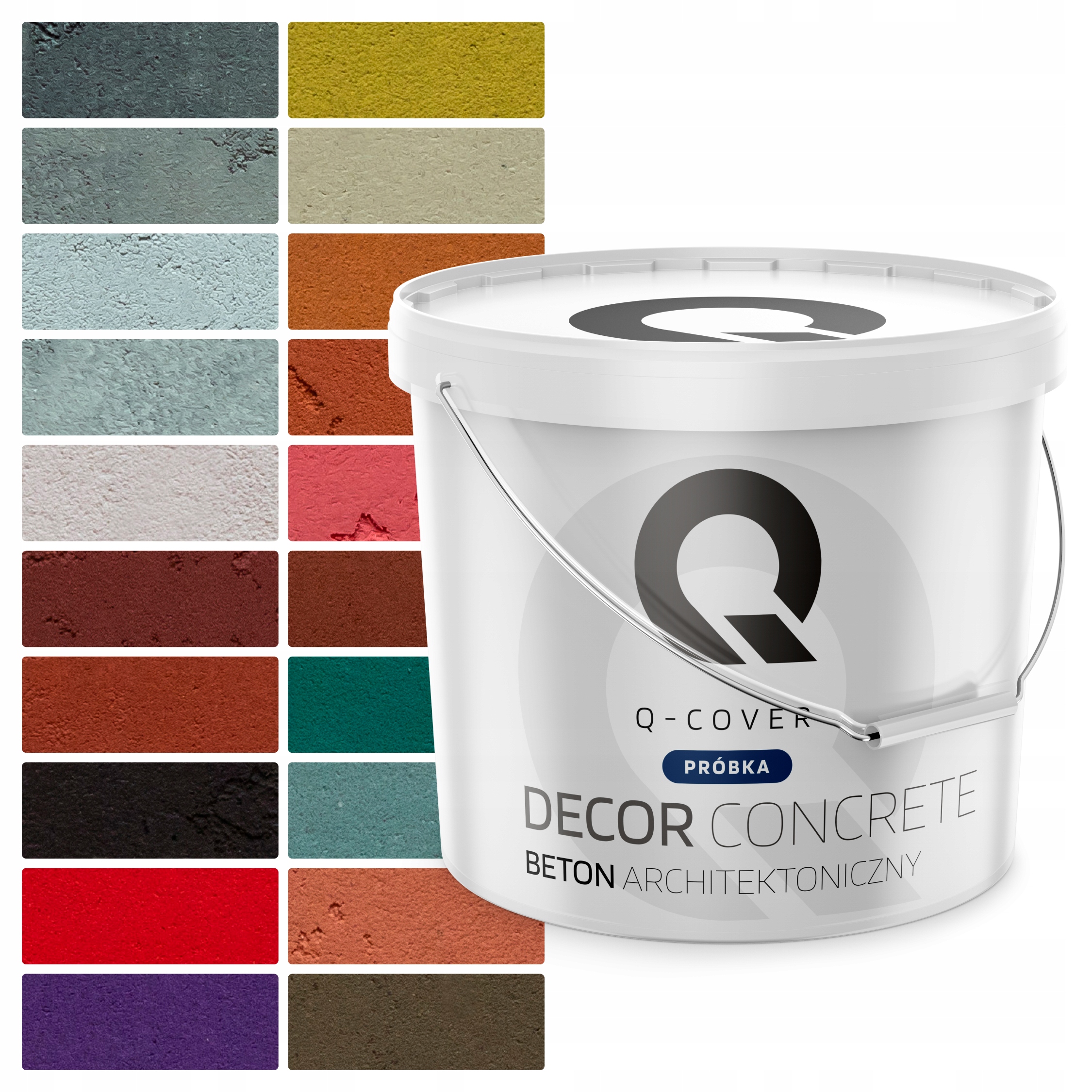 Próbka TESTER BETON ARCHITEKTONICZNY wzornik KOLORY 1,5kg POLSKI PRODUCENT
