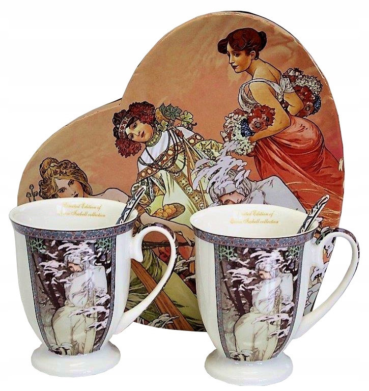

Zestaw 2 kubki porcelanowe na urodziny zima Mucha
