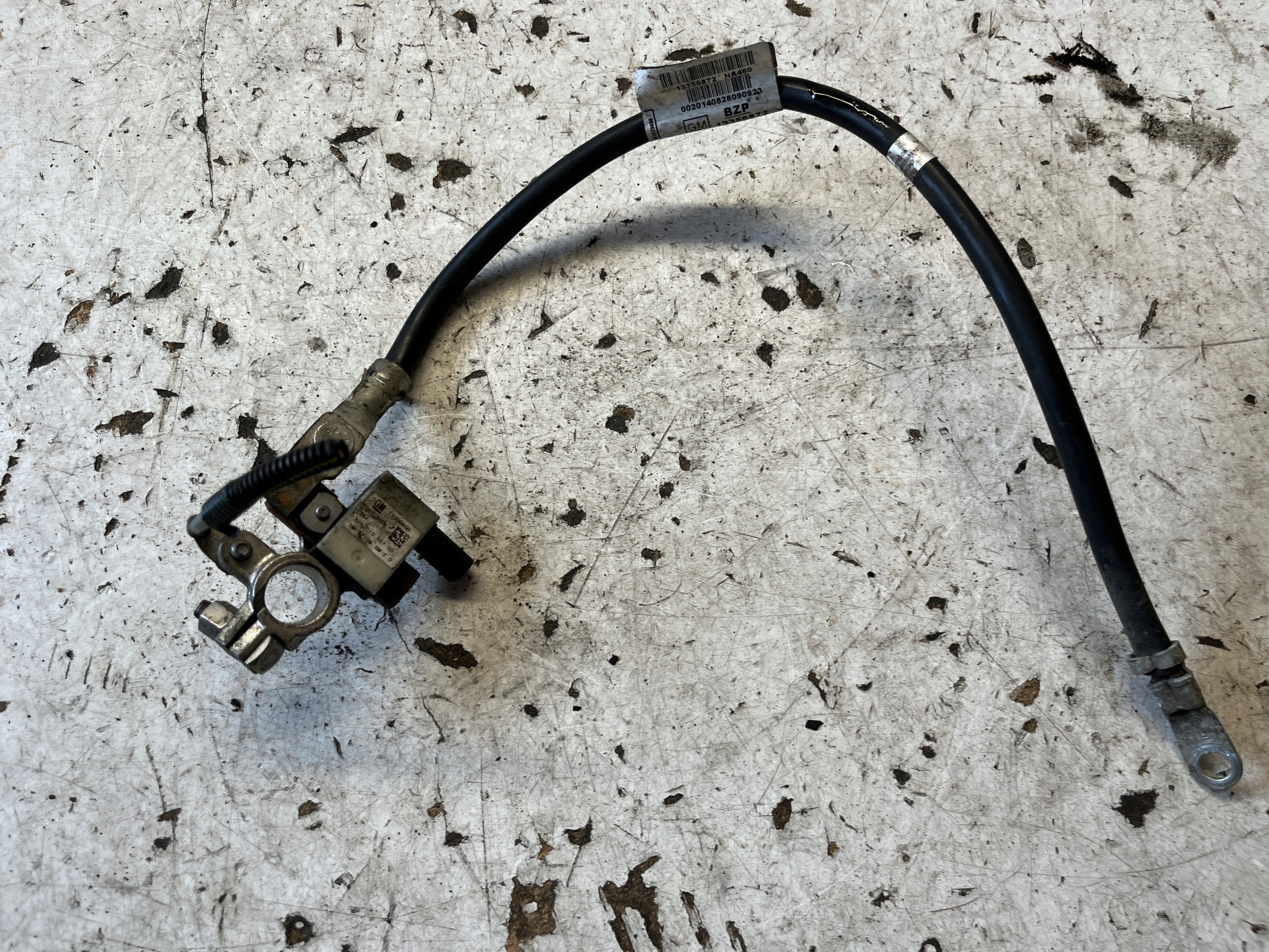 OPEL ADAM Batteriemanagement Sensor Z PRZEWODEM 13306650 13356872
