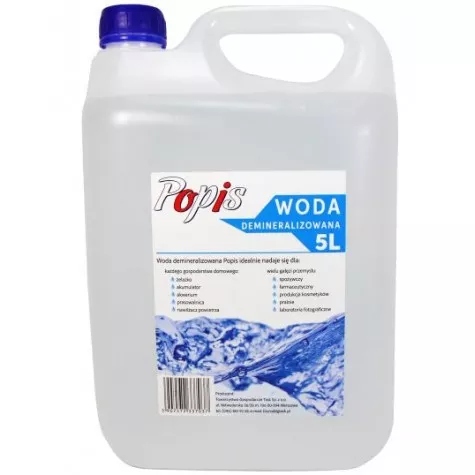

Popis woda demineralizowana 5 l