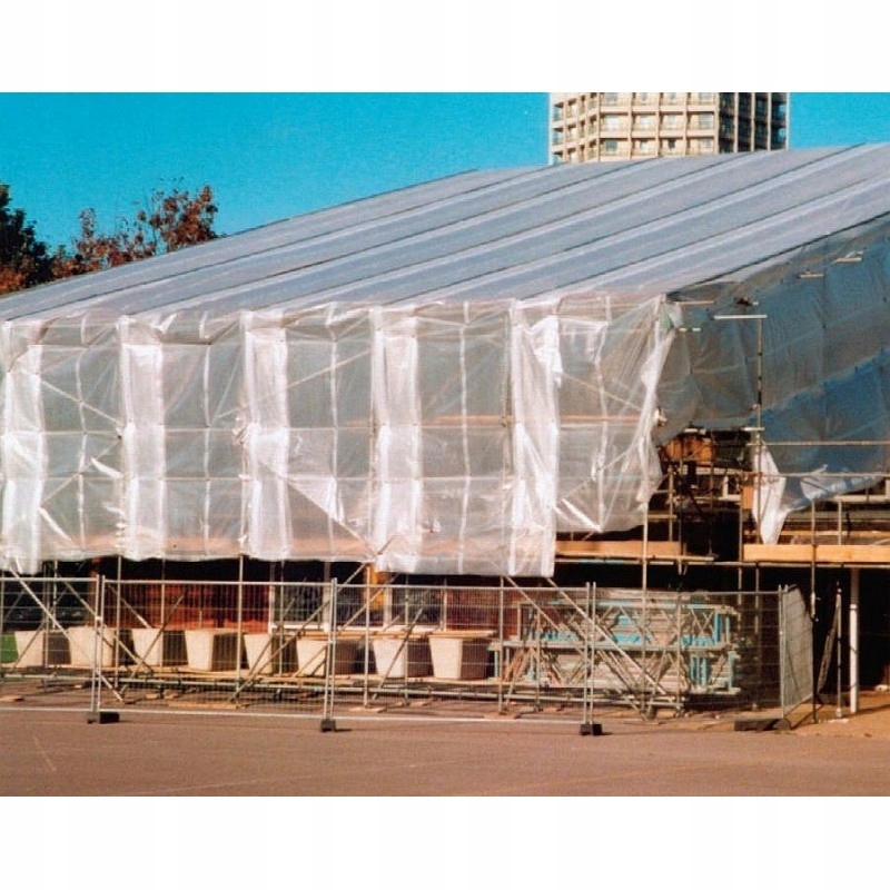 Termoizolační fólie vhodná na lešení průsvitná 3,2x20m, 240g/m2