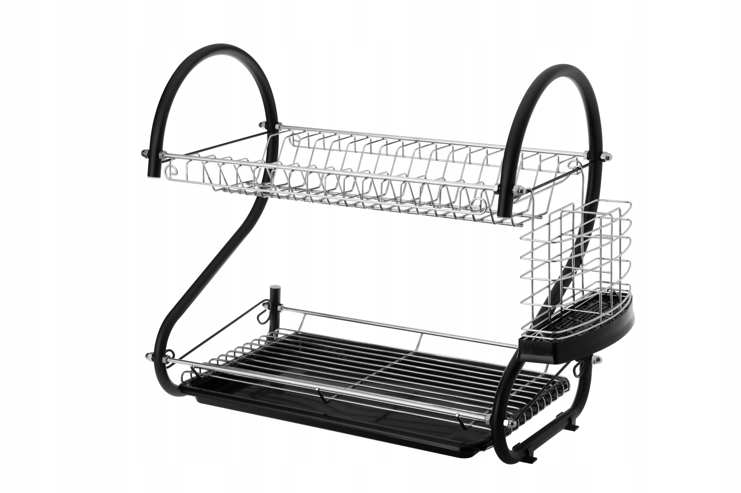 Levně Odkapávač Na Nádobí Camelia 2p. Černá Vysoká Kvalita