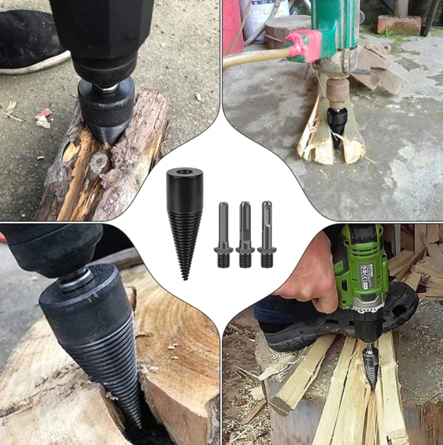 ŚWIDER DO ŁUPANIA DREWNA WIERTŁO STOŻEK NA WIERTARKĘ Kod producenta WI42