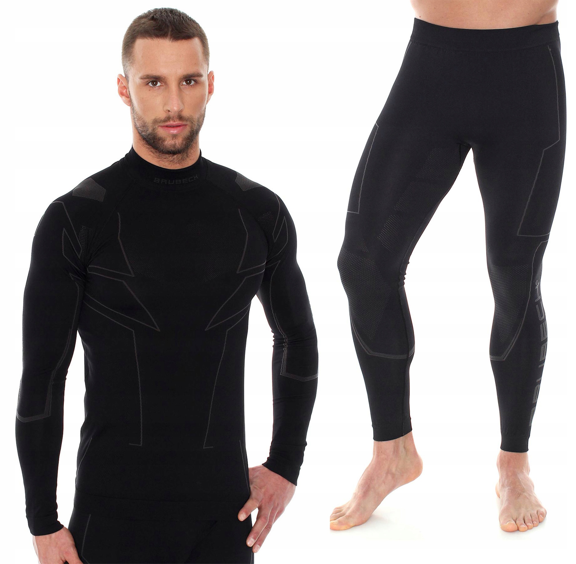 BRUBECK COOLER KOMPLET BIELIZNA ODZIEŻ MOTOCYKLOWA TERMOAKTYWNA NA MOTOR L