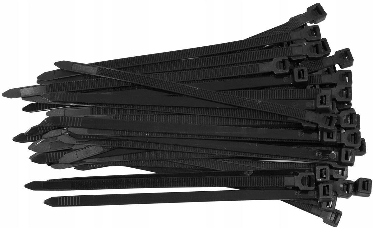 

Opaski Plastikowe 200x7,6 mm 50SZT. Czarne