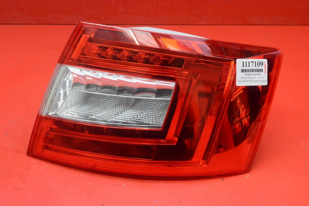 light right rear part rear SKODA OCTAVIA 3 III HB 13-17