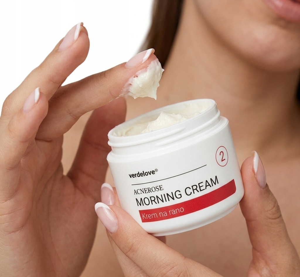 Acnerose Morning Cream Maść na Rano Trądzik Różowaty Krem na Dzień Naczynka
