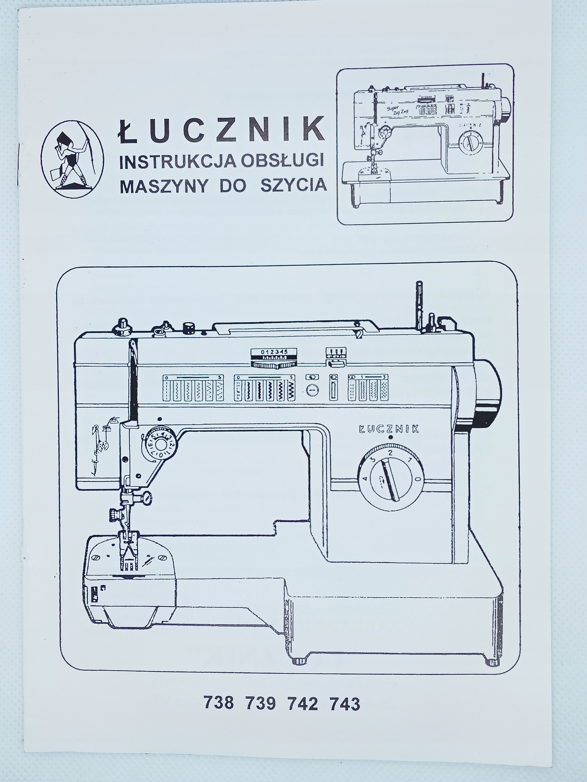 Instrukcja obsługi maszyn do szycia Łucznik