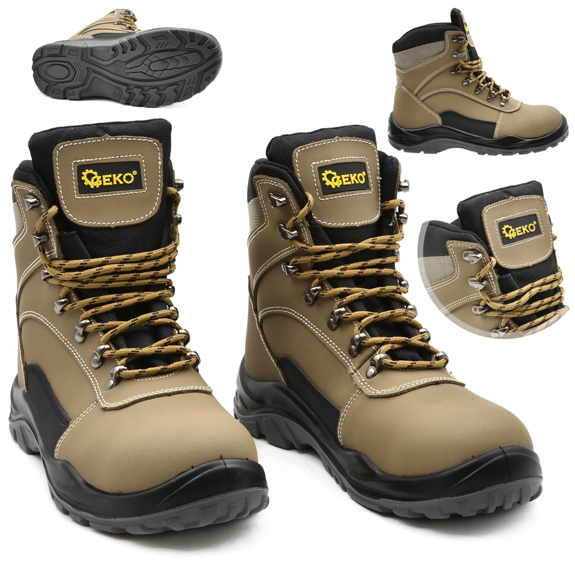 Obuwie robocze półbuty Geko nubuk rozmiar 40 G90542-40