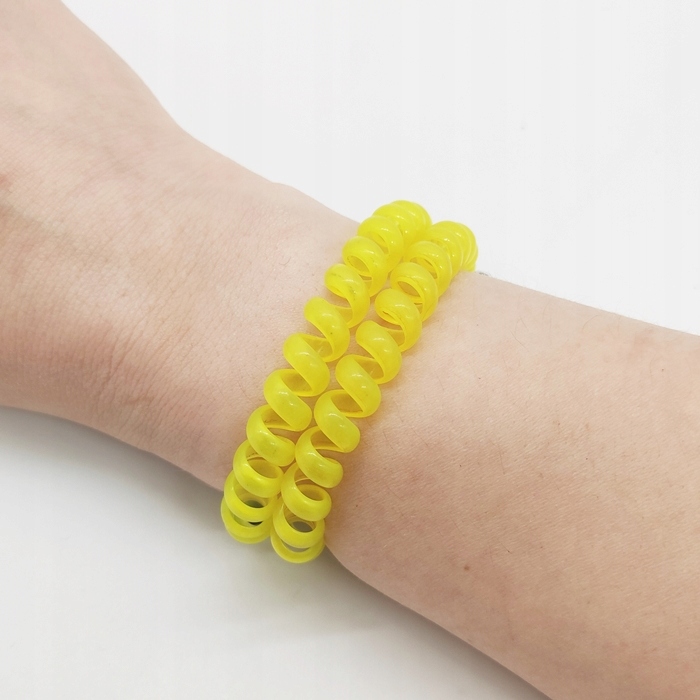 GUMKI DO WŁOSÓW SPRĘŻYNKI FLUO ŚWIECĄCE W CIEMNOŚC Rodzaj zestaw gumek